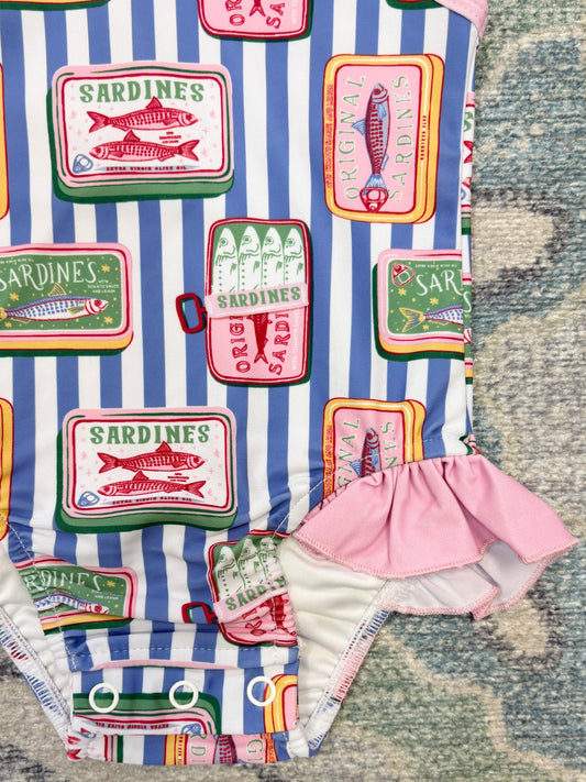 Sardine Stripe One-Piece