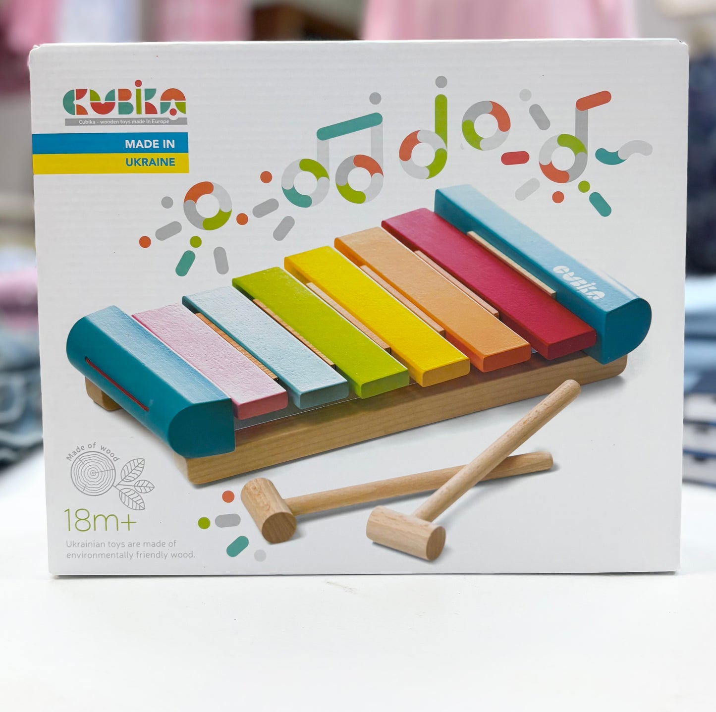 Wooden Toy Xylophone