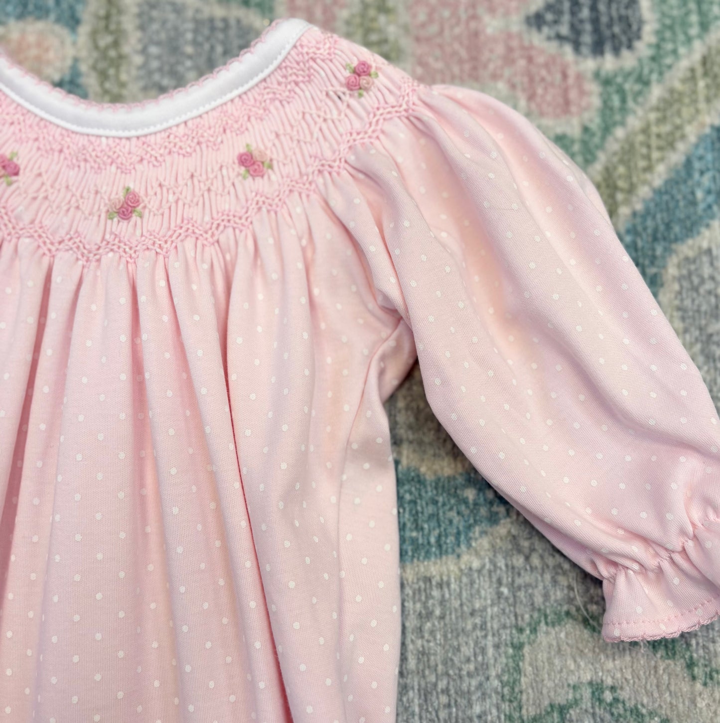 Mia’s Classics Pink Bishop Footie