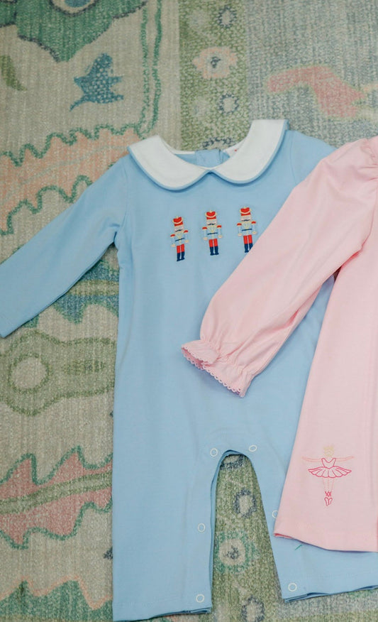 Boys Collar Nutcracker Romper