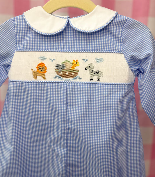 Noah’s Ark Smocked Longall