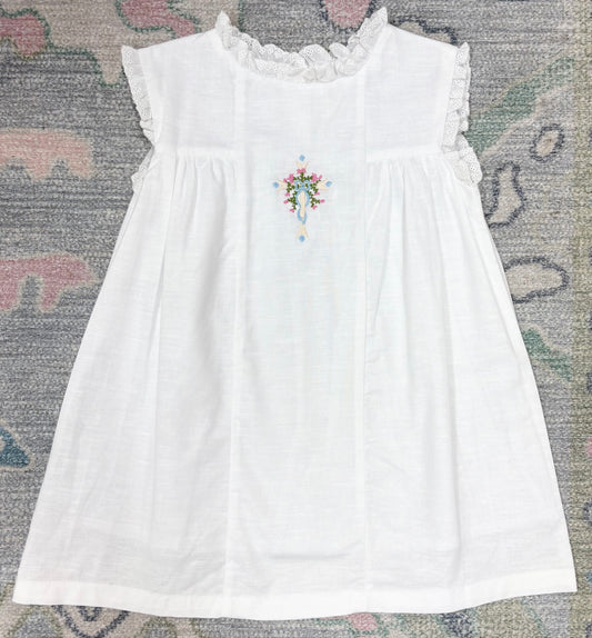 White and Pastel Cross Dress