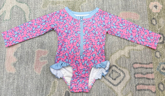 Seaside Petals Rashguard Suit