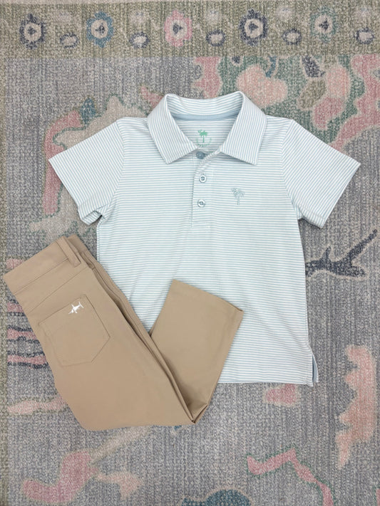 Sky Stripe Polo