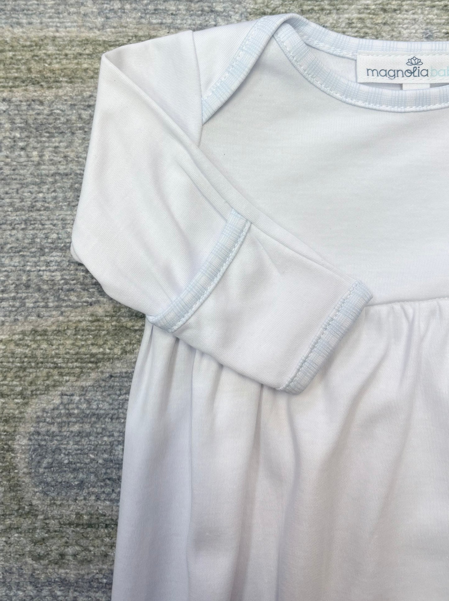 New Beginnings Blue Gathered Gown