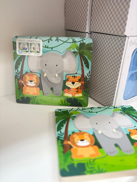 7.5” Jungle Layered Puzzle