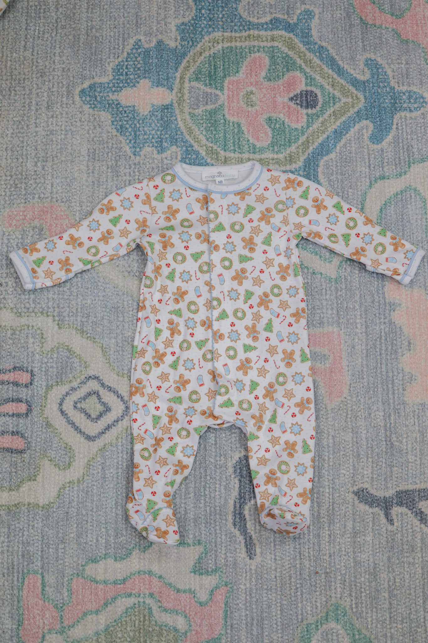 Frosted Wonderland Print - Light Blue