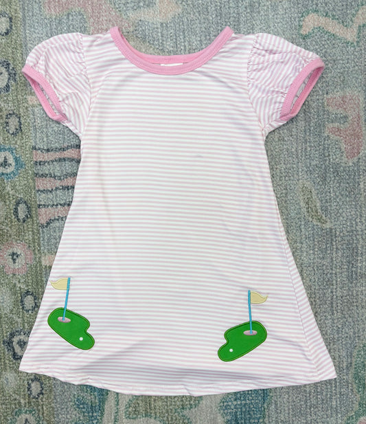 Hole in One Stripe Dress