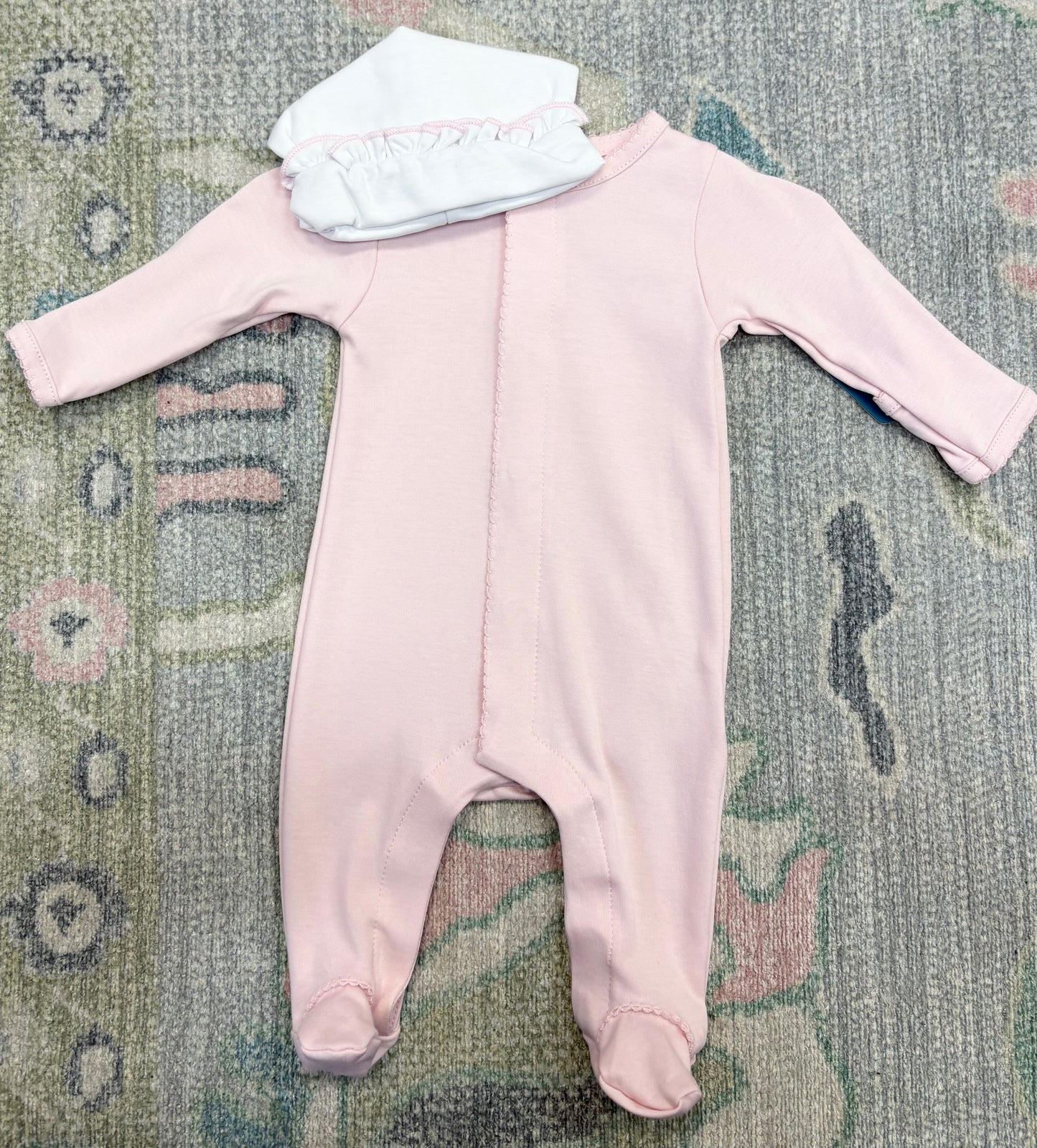 Essentials Solid Pink Footie