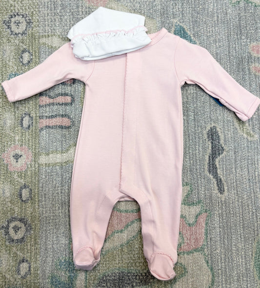 Essentials Solid Pink Footie