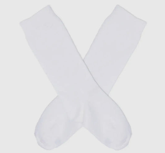 Carson Elizabeth White Knee Socks