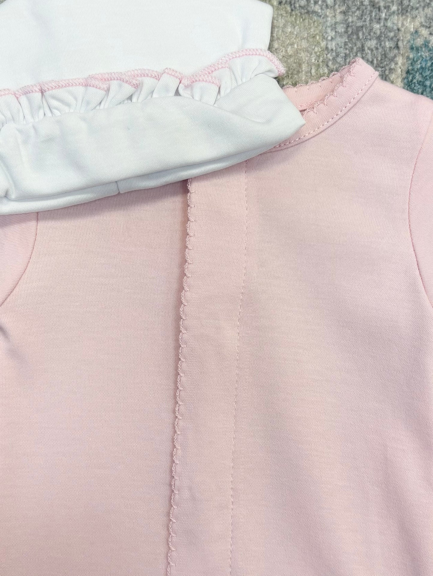 Essentials Solid Pink Footie