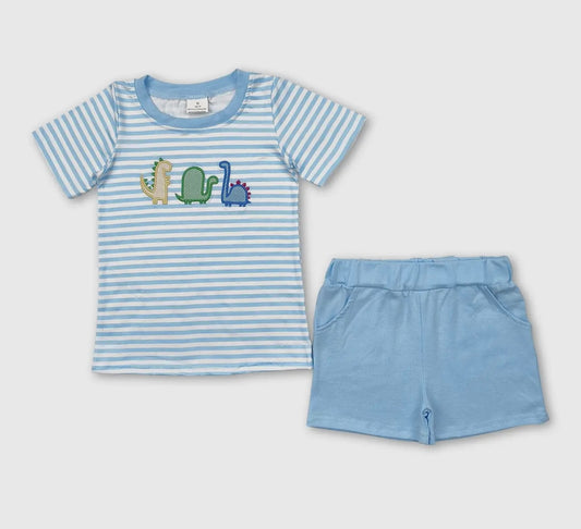 Boys Dino Set Shorts/Shirt
